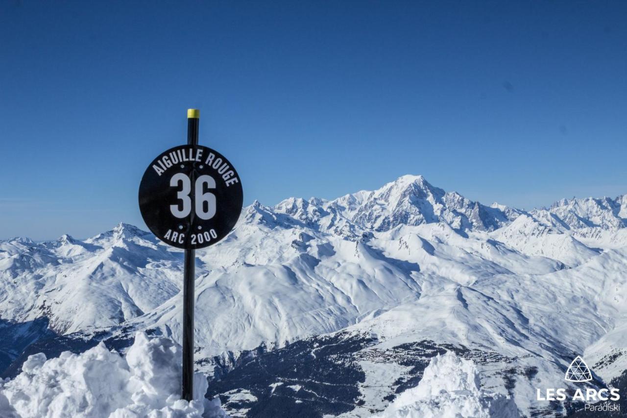 Alps Les Arcs 1950 Prince Des Cimes, Ski-In Out,Swimming Pool, Sauna, Shoes Dryer Bourg-Saint-Maurice Exteriör bild